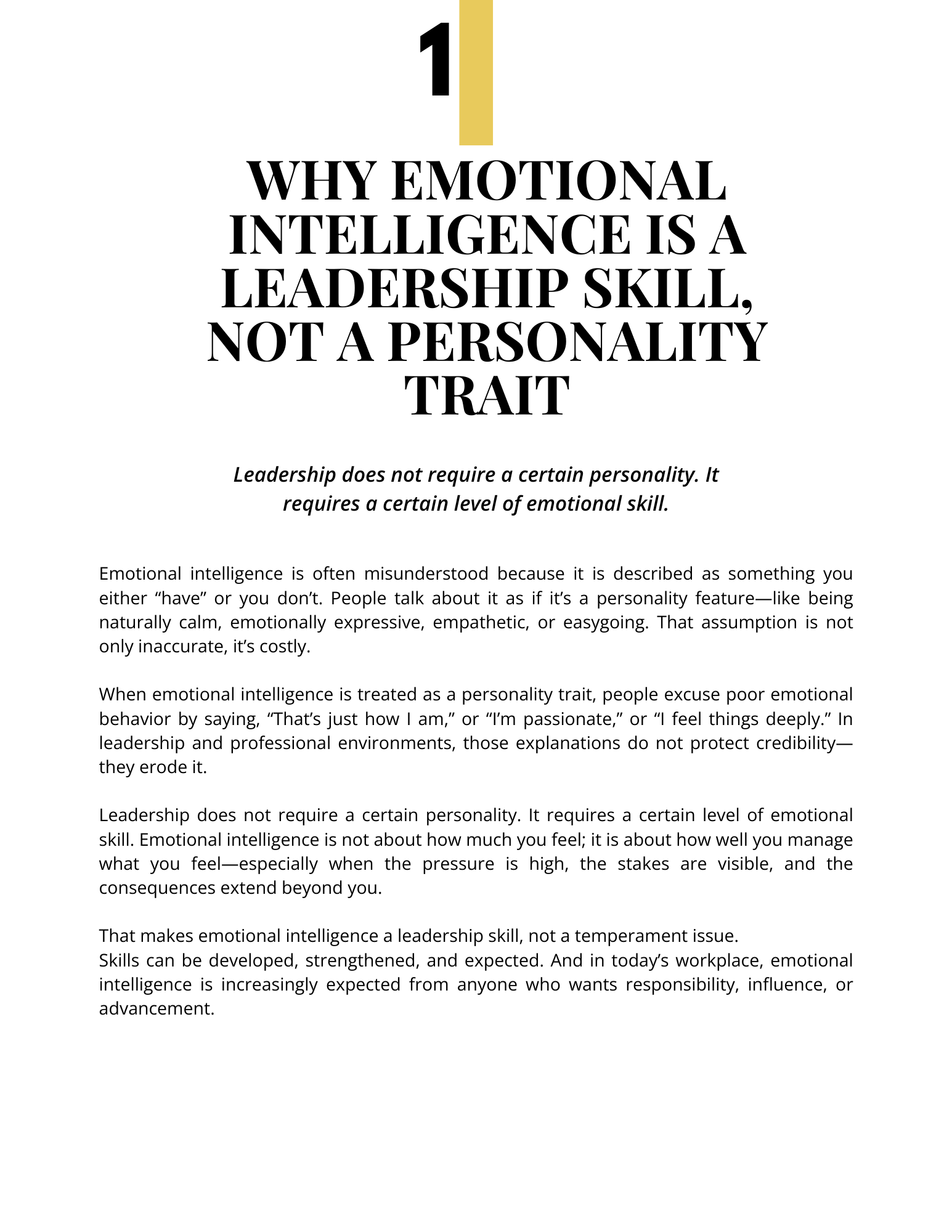 The Exec Vol. 2: Emotional Intelligence Under Pressure (Magazine)
